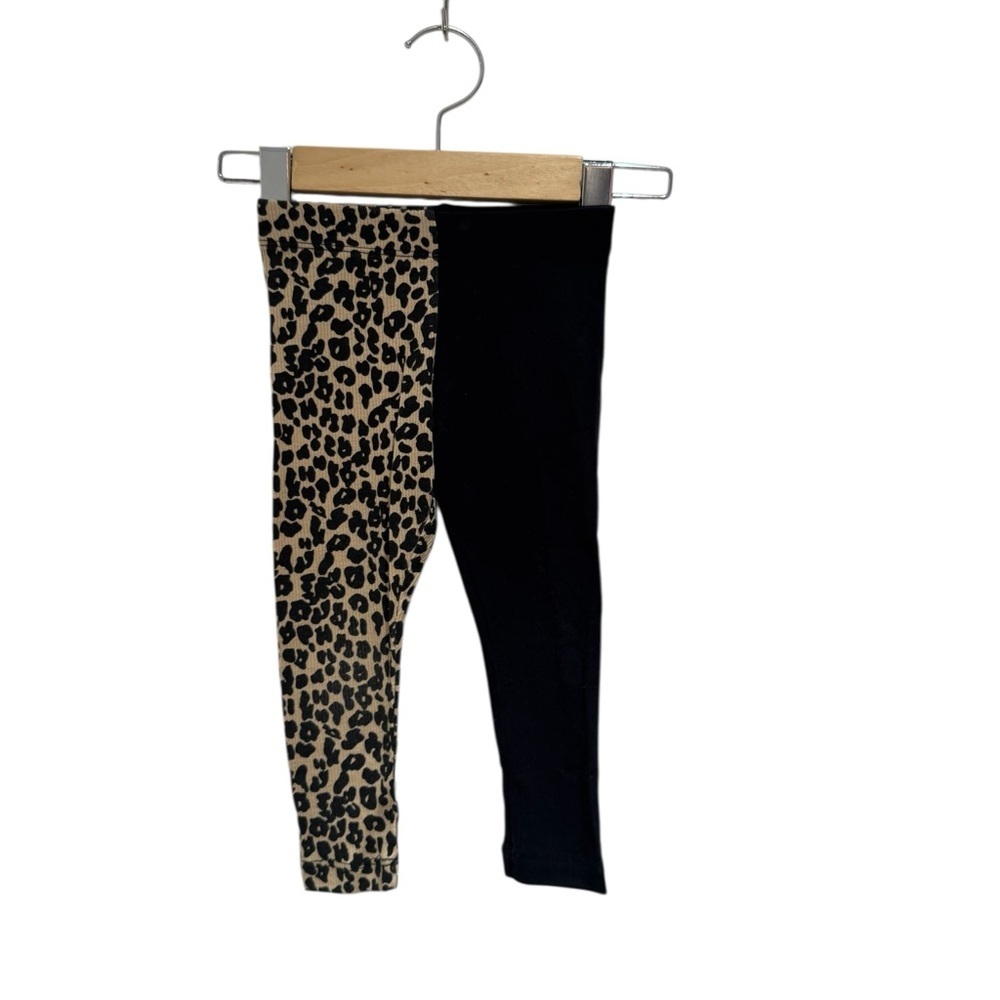 NASHA Brown and Black Split Design Leggings - size 2-3